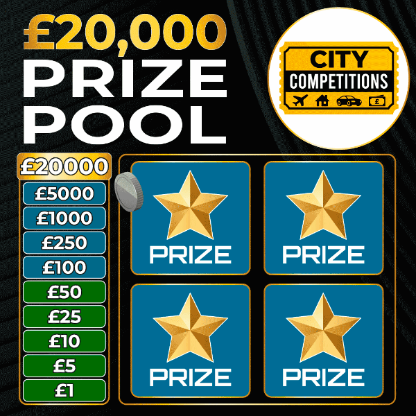 £20,000 SCRATCH CARD, WIN CASH INSTANTLY!