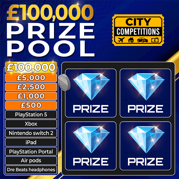 £100,000 SCRATCH CARD, WIN CASH AND TECH INSTANTLY!