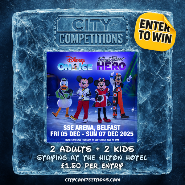 WIN A FAMILY TRIP TO DISNEY ON ICE! INCLUDING FESTIVE HOTEL STAY!