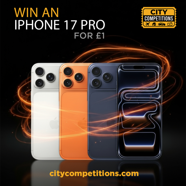WIN AN APPLE IPHONE 17 PRO MAX FOR £1