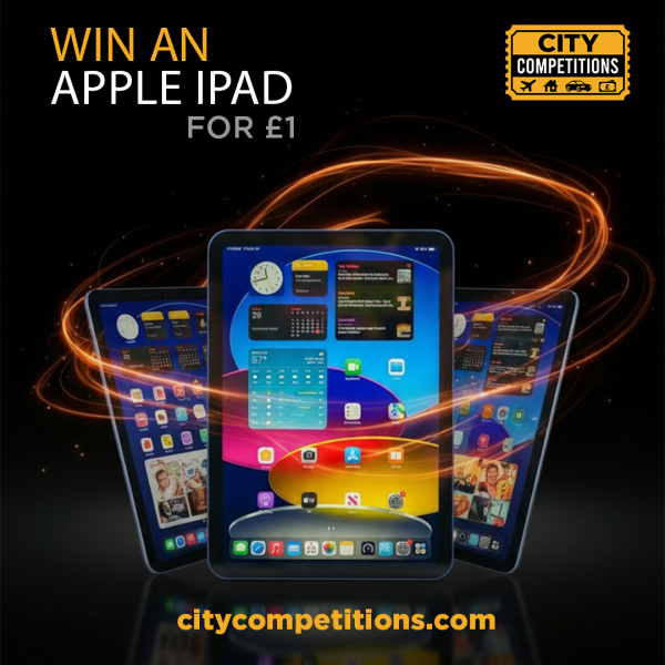 WIN AN IPAD  FOR ONLY £1!