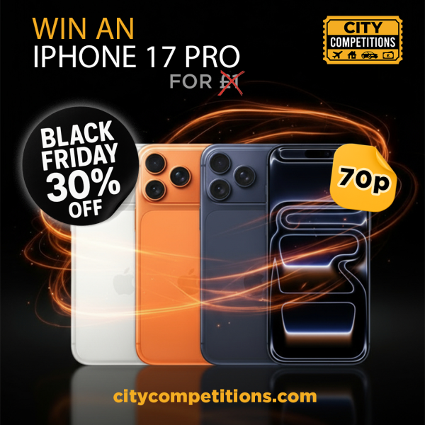 WIN AN APPLE IPHONE 17 PRO MAX FOR 70P